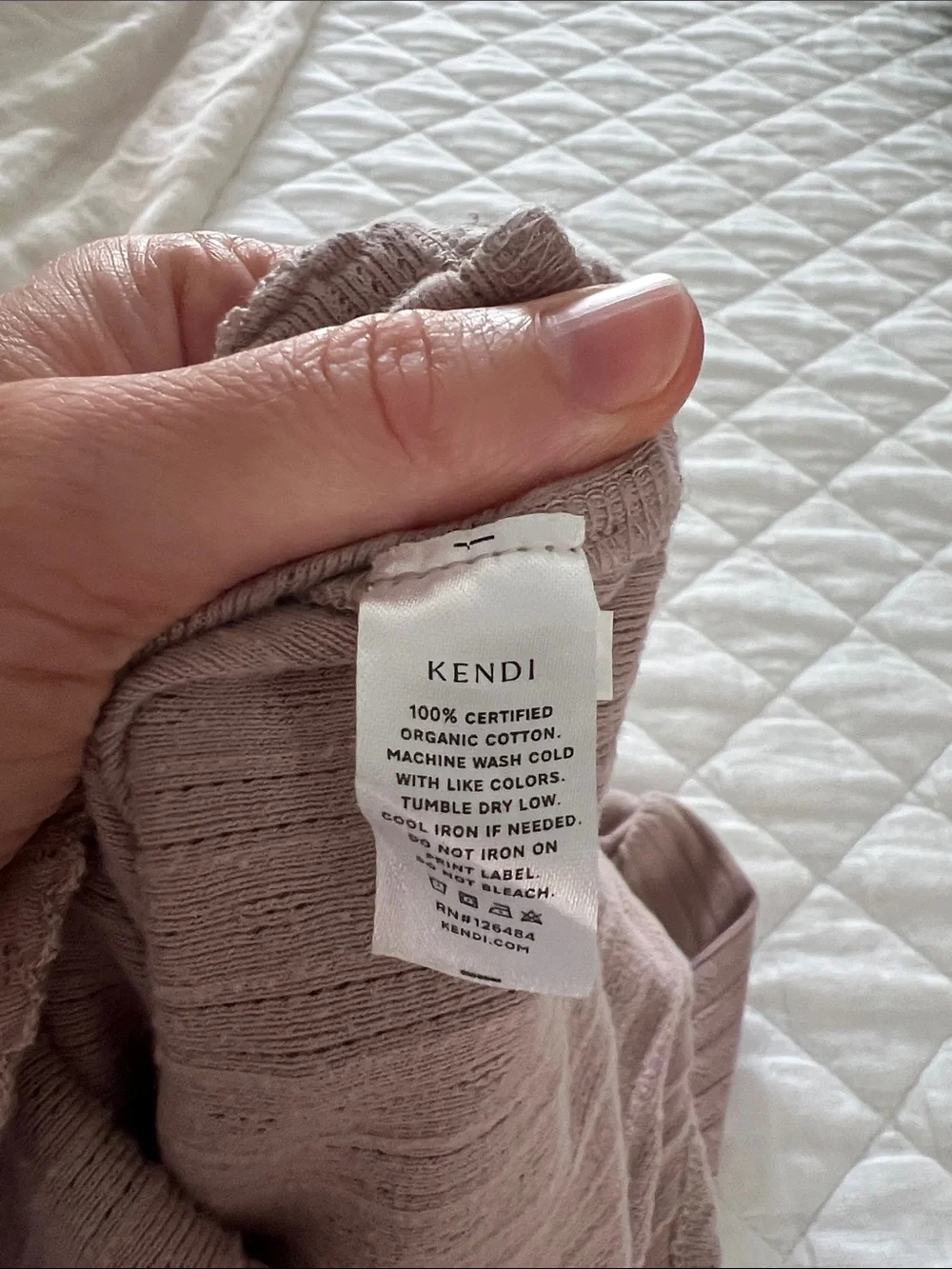 Kendo by Colored Organics Knit Baby Romper in Dusty Mauve